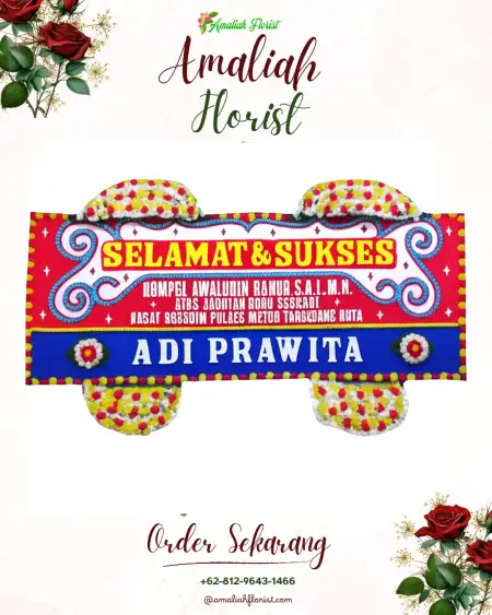 Papan Bunga Ucapan Selamat Bulusan