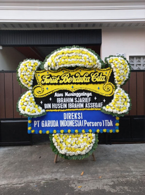 Papan Bunga Duka di Bulusan